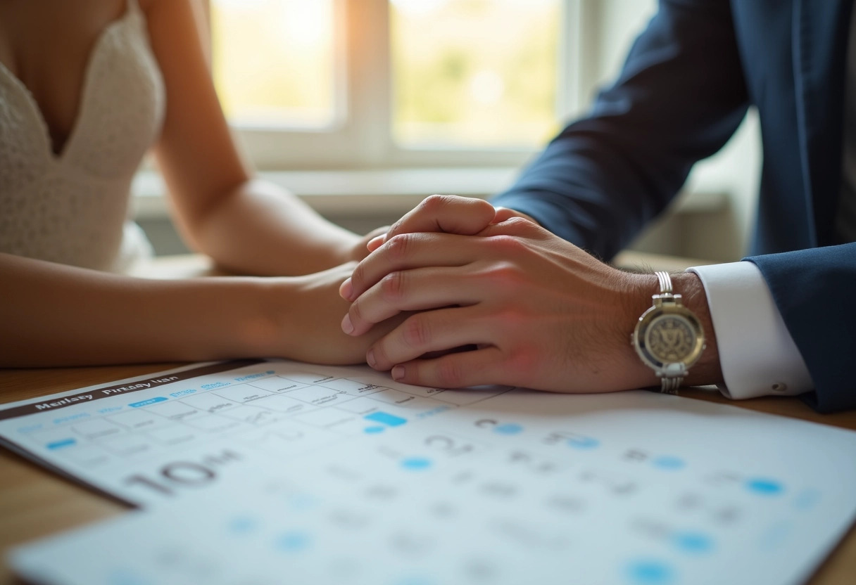 rétroplanning mariage