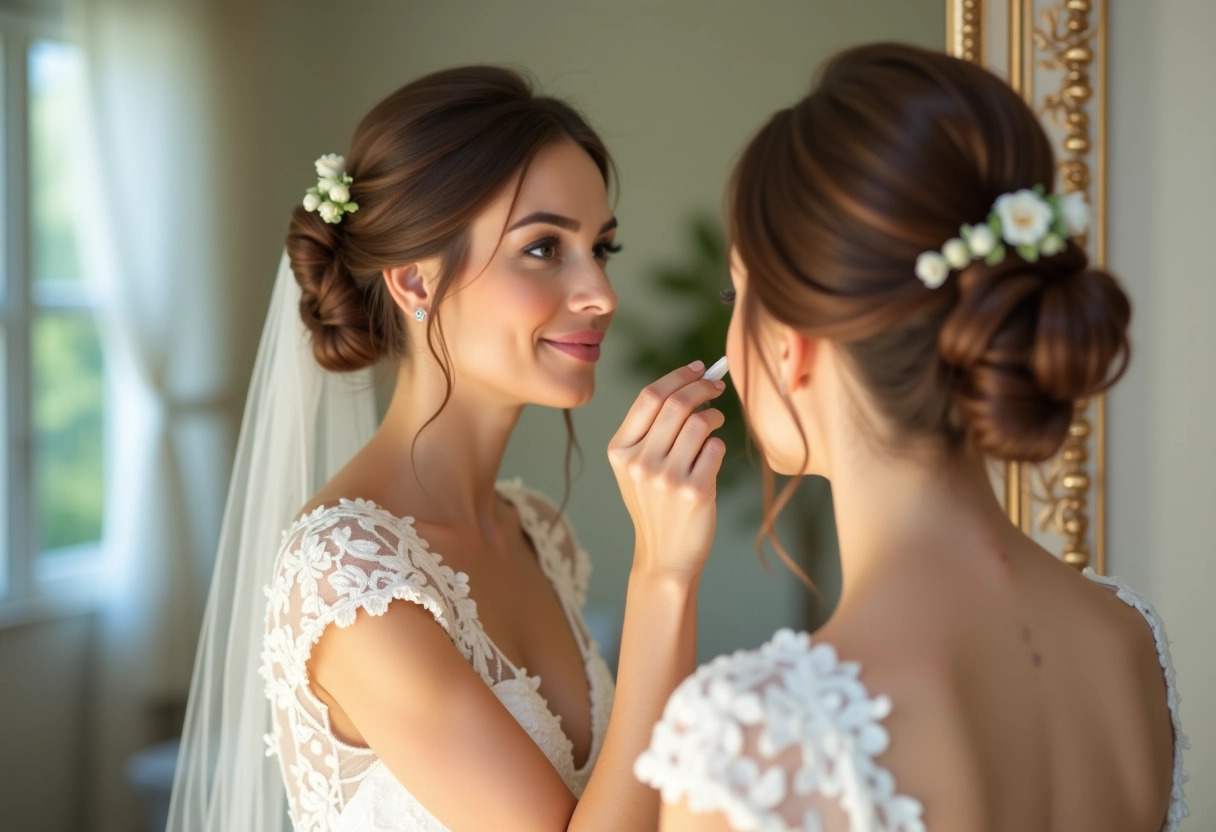 maquillage nuptial